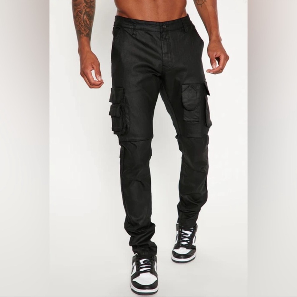Men's Black Cargo Pants